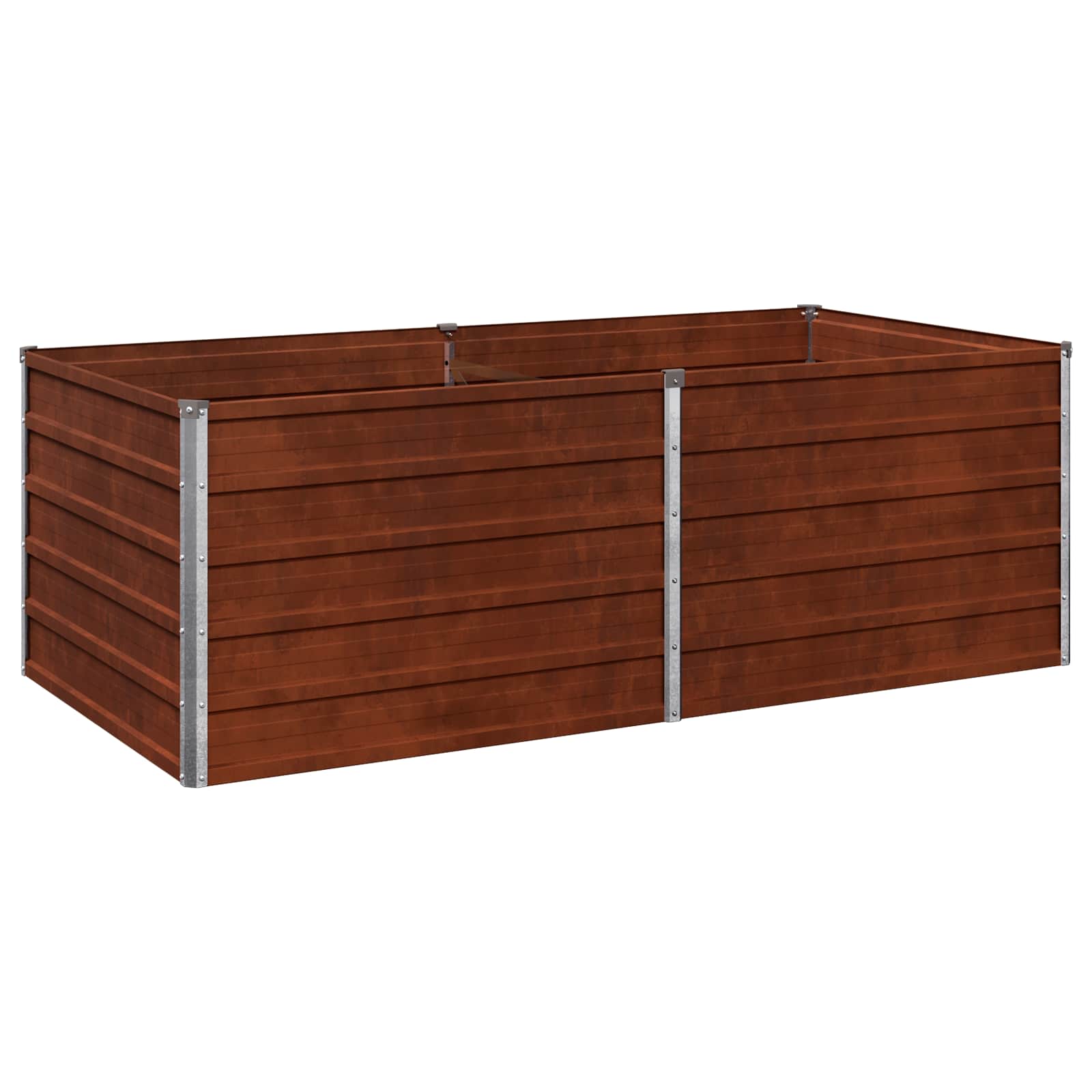 Raised Garden Bed Rusty 160 x 80 x 55 cm corton