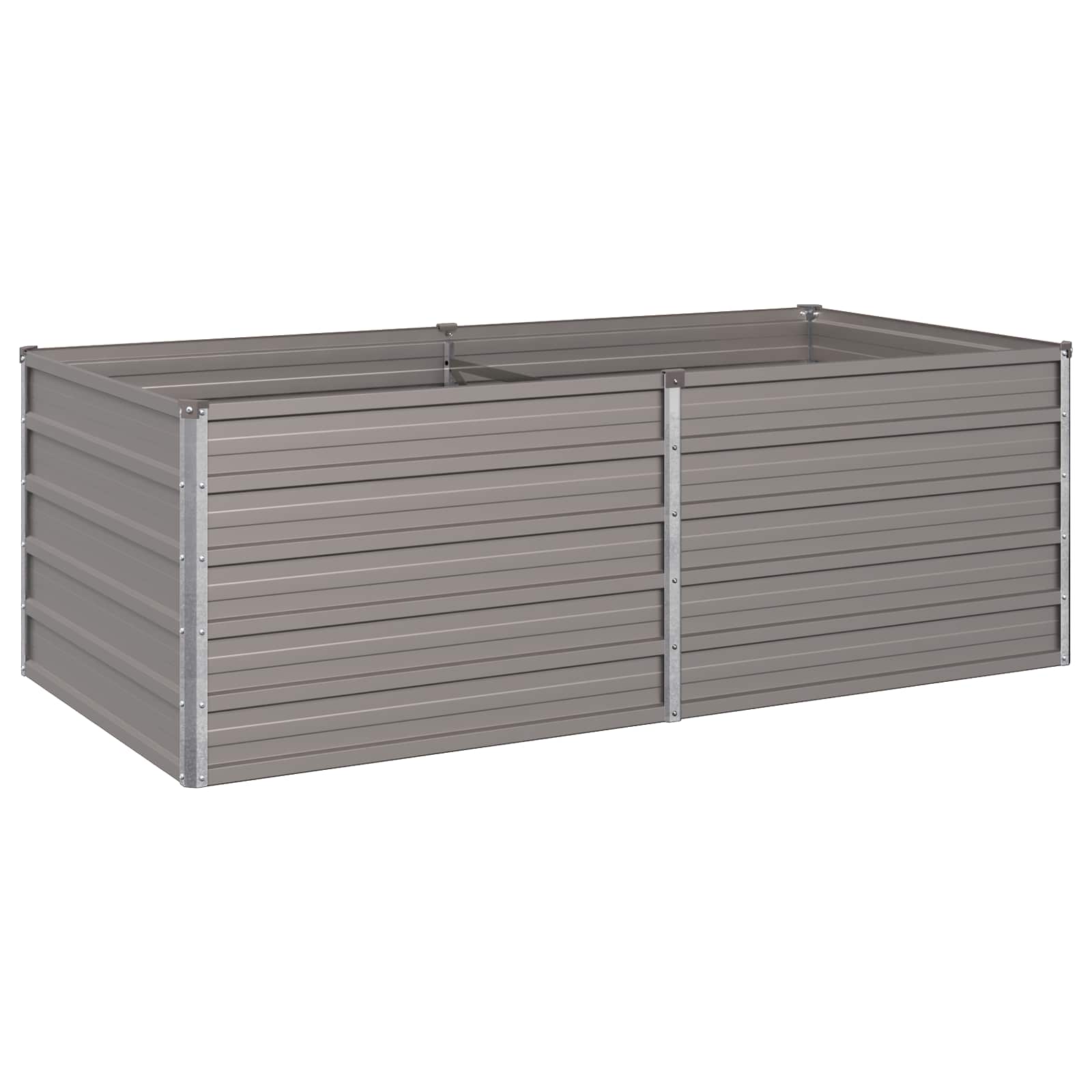 Raised Garden Bed Rusty 160 x 80 x 55 cm corton