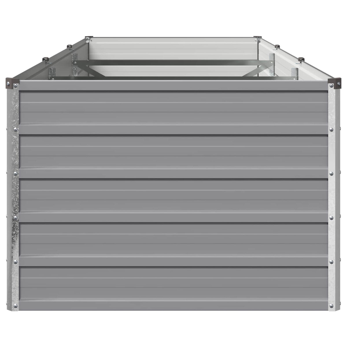 Raised Garden Bed Grey 240 x 80 x 55 cm cold-rolled steel