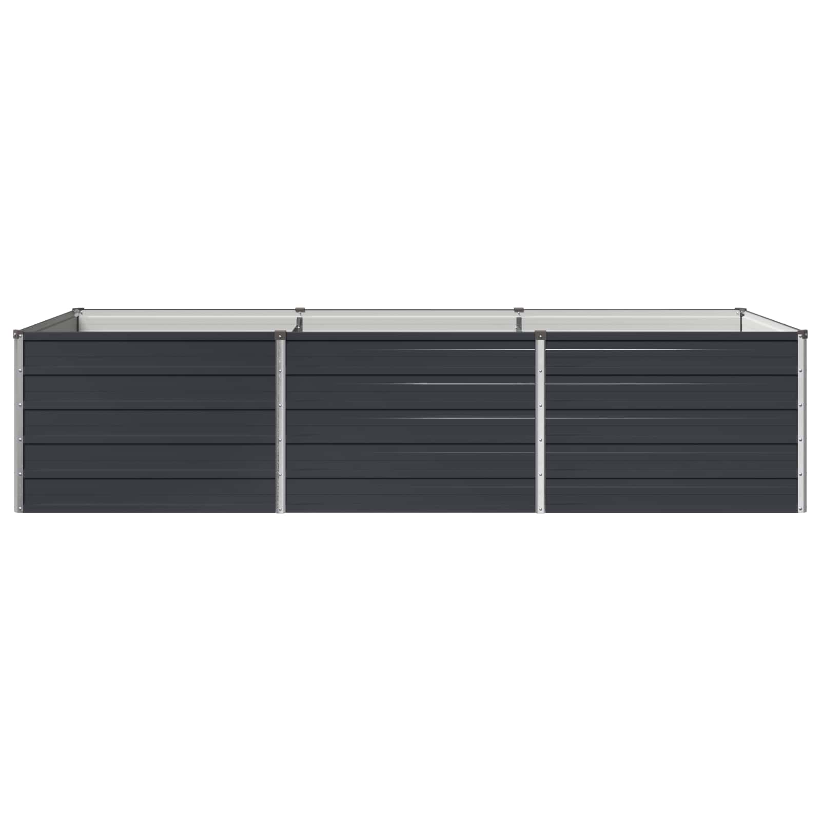 Raised Garden Bed Anthracite 240 x 80 x 55 cm cold-rolled steel