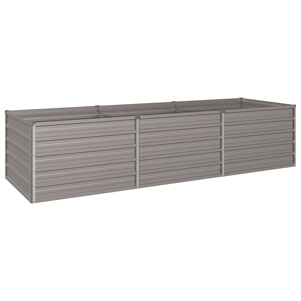 Raised Garden Bed Rusty 240 x 80 x 55 cm corton