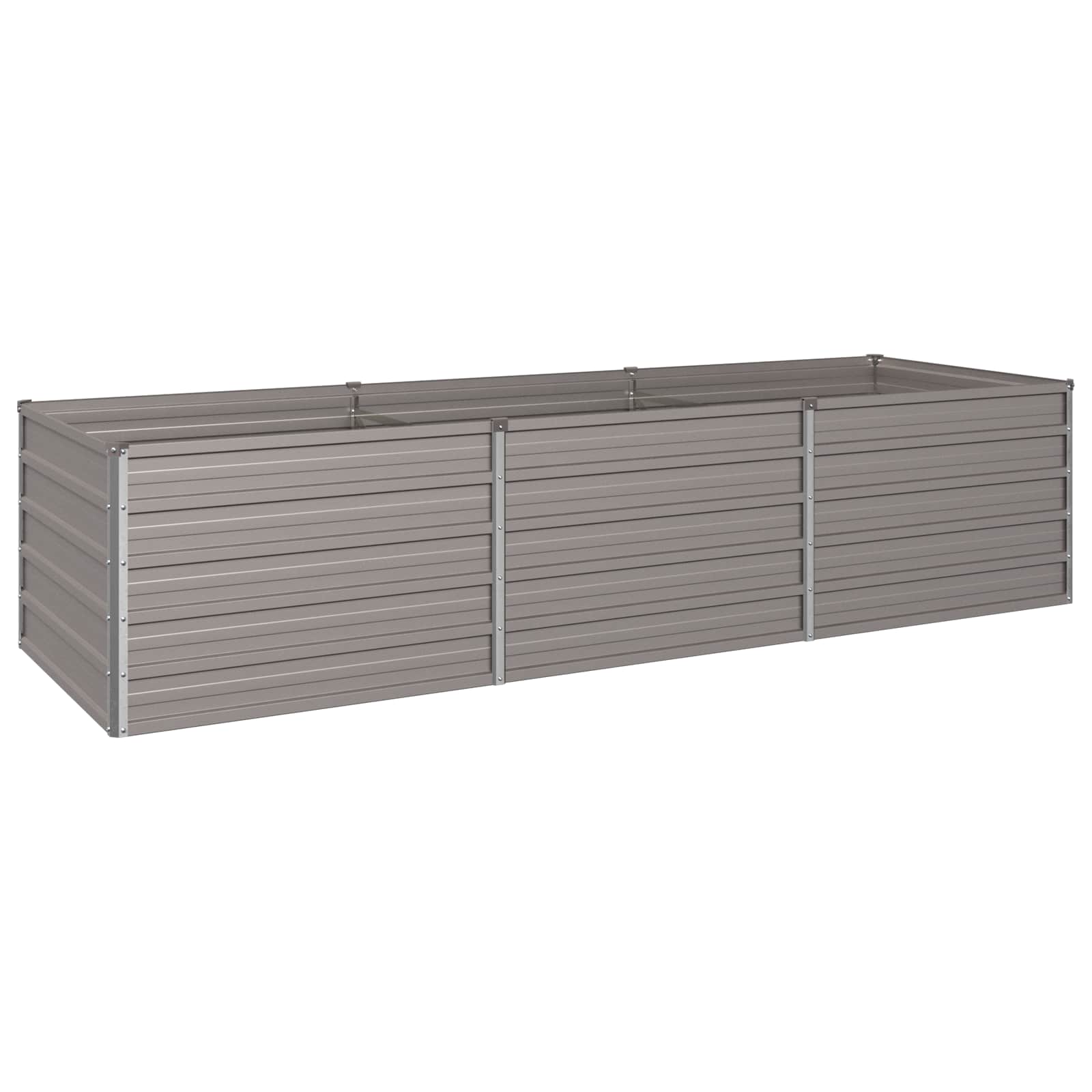 Raised Garden Bed Rusty 240 x 80 x 55 cm corton