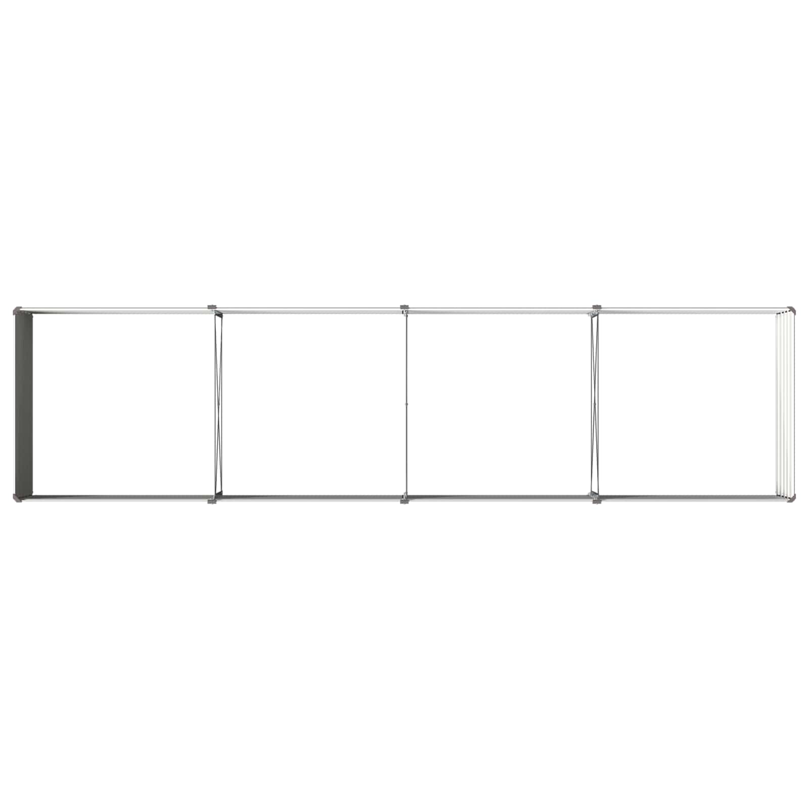 Raised Garden Bed Grey 320 x 80 x 55 cm cold-rolled steel
