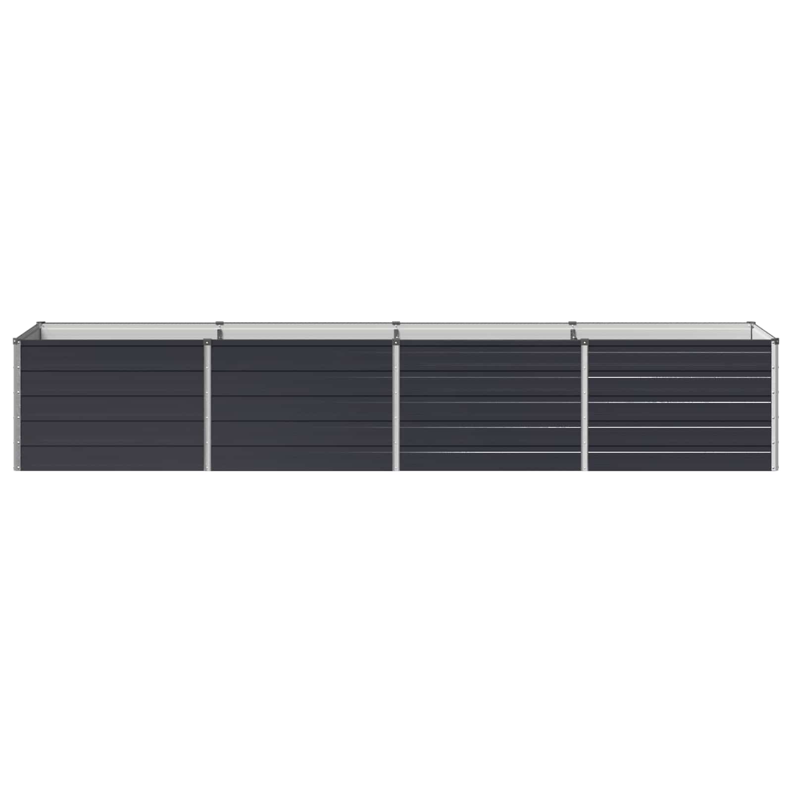 Raised Garden Bed Anthracite 320 x 80 x 55 cm cold-rolled steel