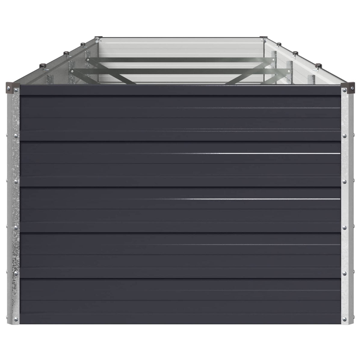 Raised Garden Bed Anthracite 320 x 80 x 55 cm cold-rolled steel