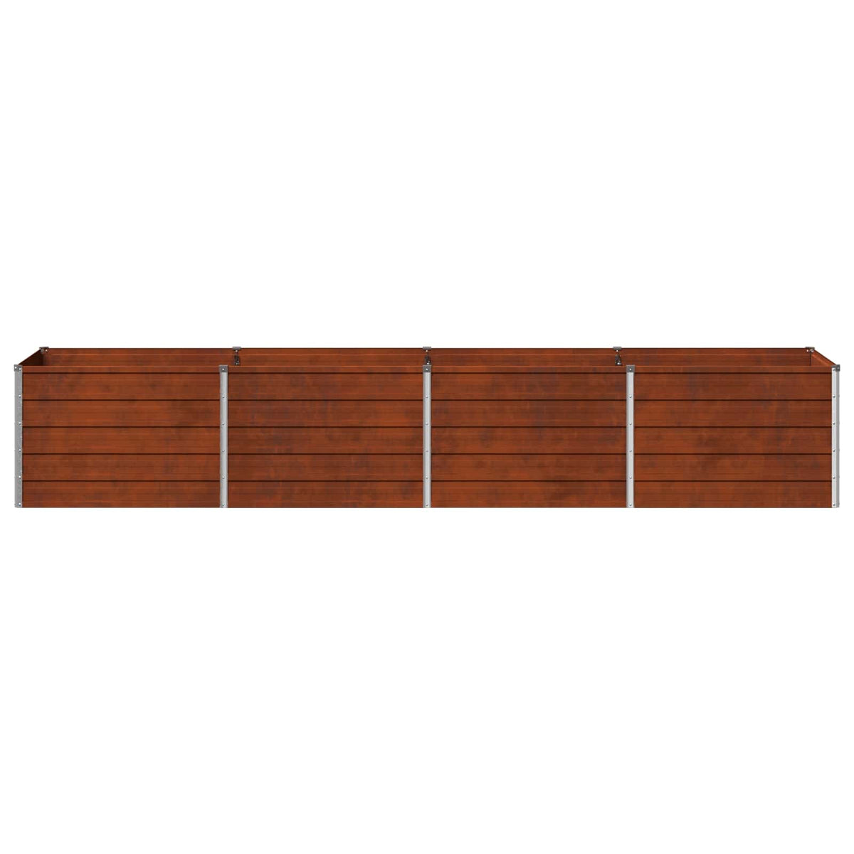 Raised Garden Bed Rusty 320 x 80 x 55 cm corton