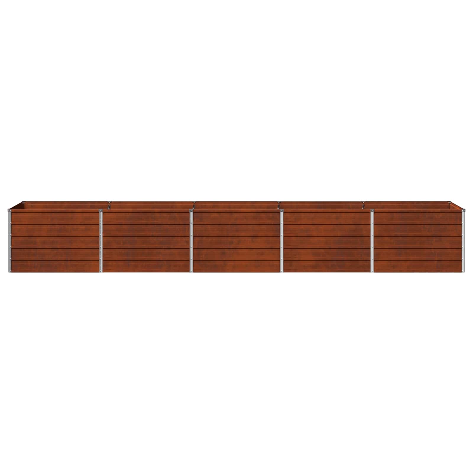 Raised Garden Bed Rusty 400 x 80 x 55 cm corton