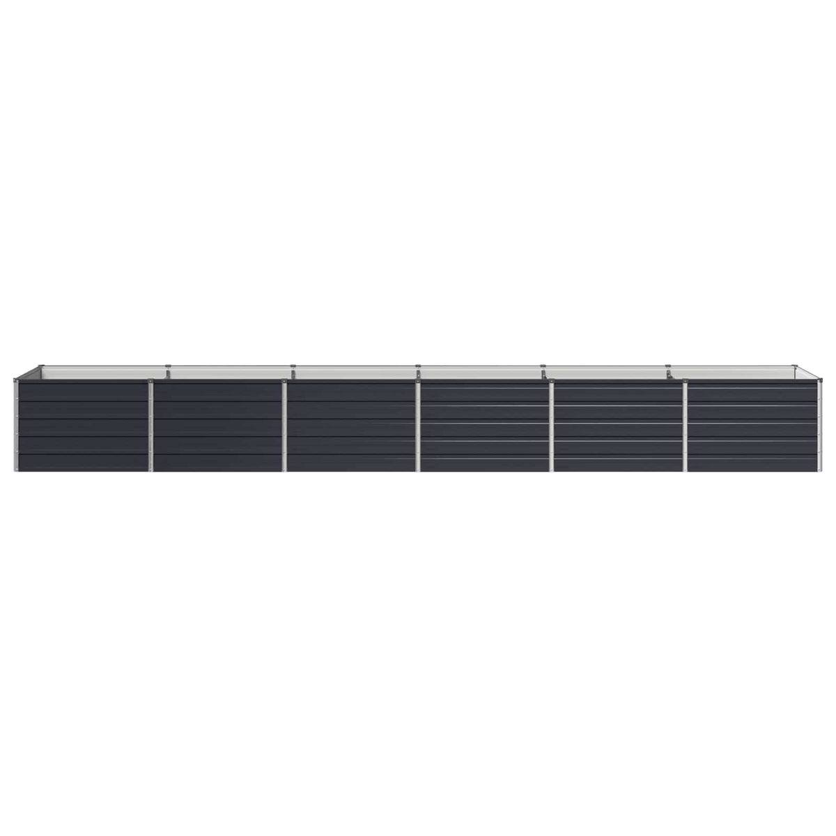 Raised Garden Bed Anthracite 480 x 80 x 55 cm cold-rolled steel
