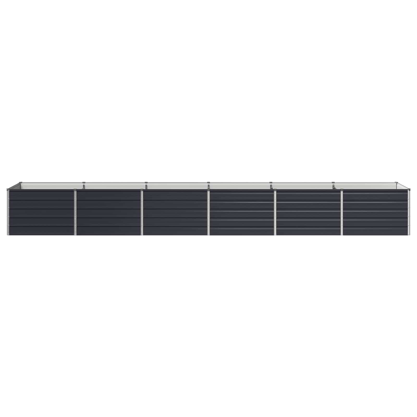 Raised Garden Bed Anthracite 480 x 80 x 55 cm cold-rolled steel
