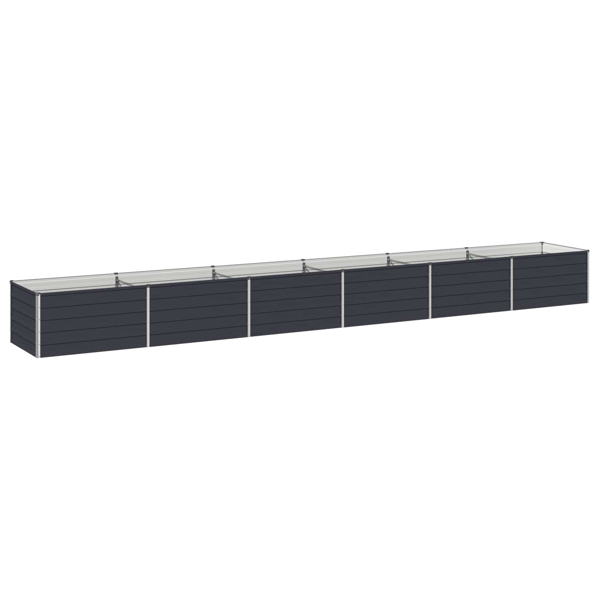 Raised Garden Bed Anthracite 600 x 80 x 55 cm cold-rolled steel