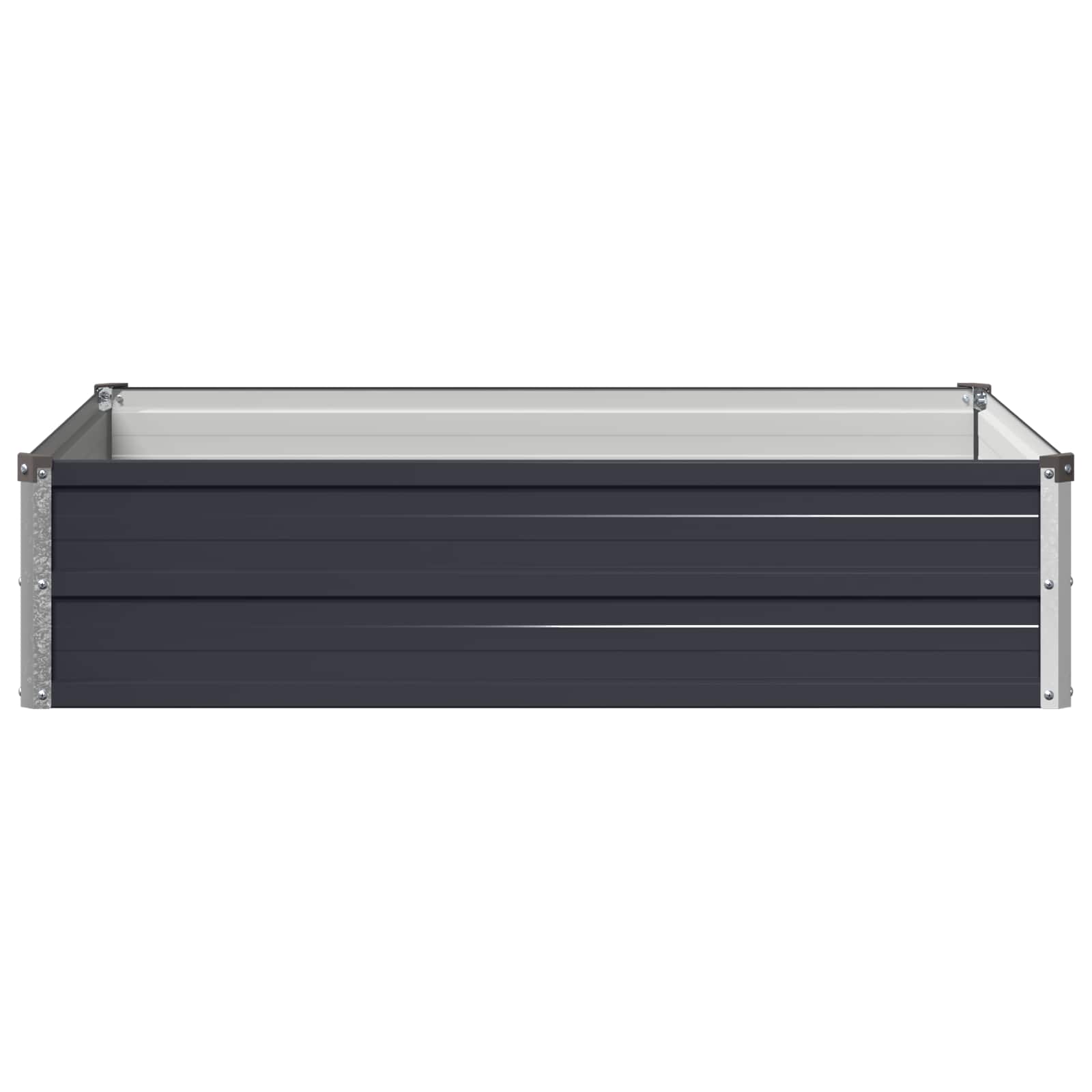 Raised Garden Bed Anthracite 100 x 80 x 24 cm cold-rolled steel