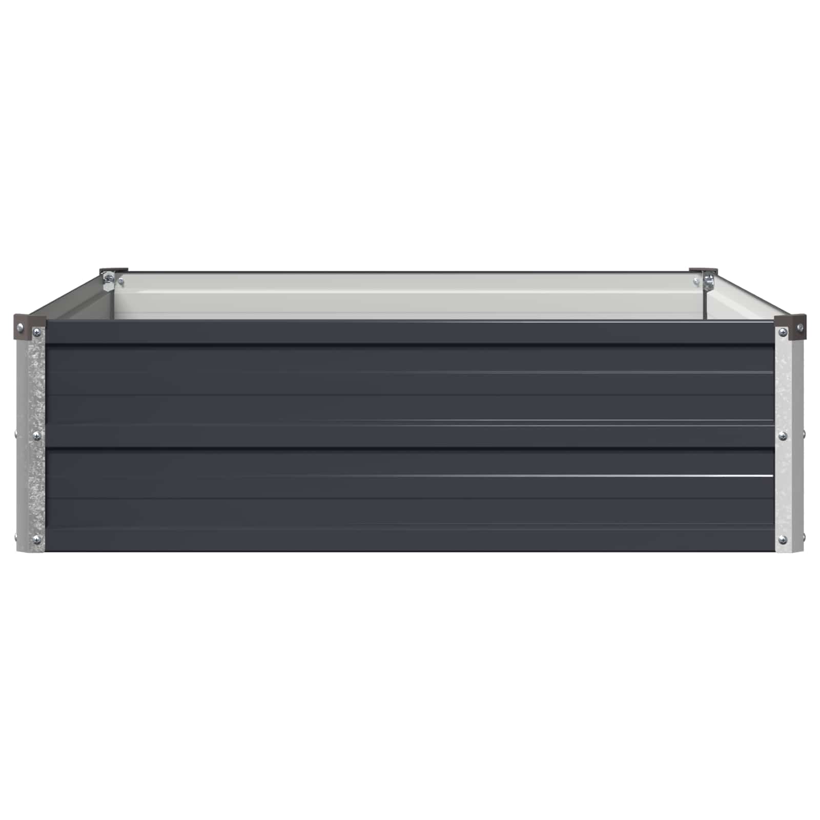 Raised Garden Bed Anthracite 100 x 80 x 24 cm cold-rolled steel