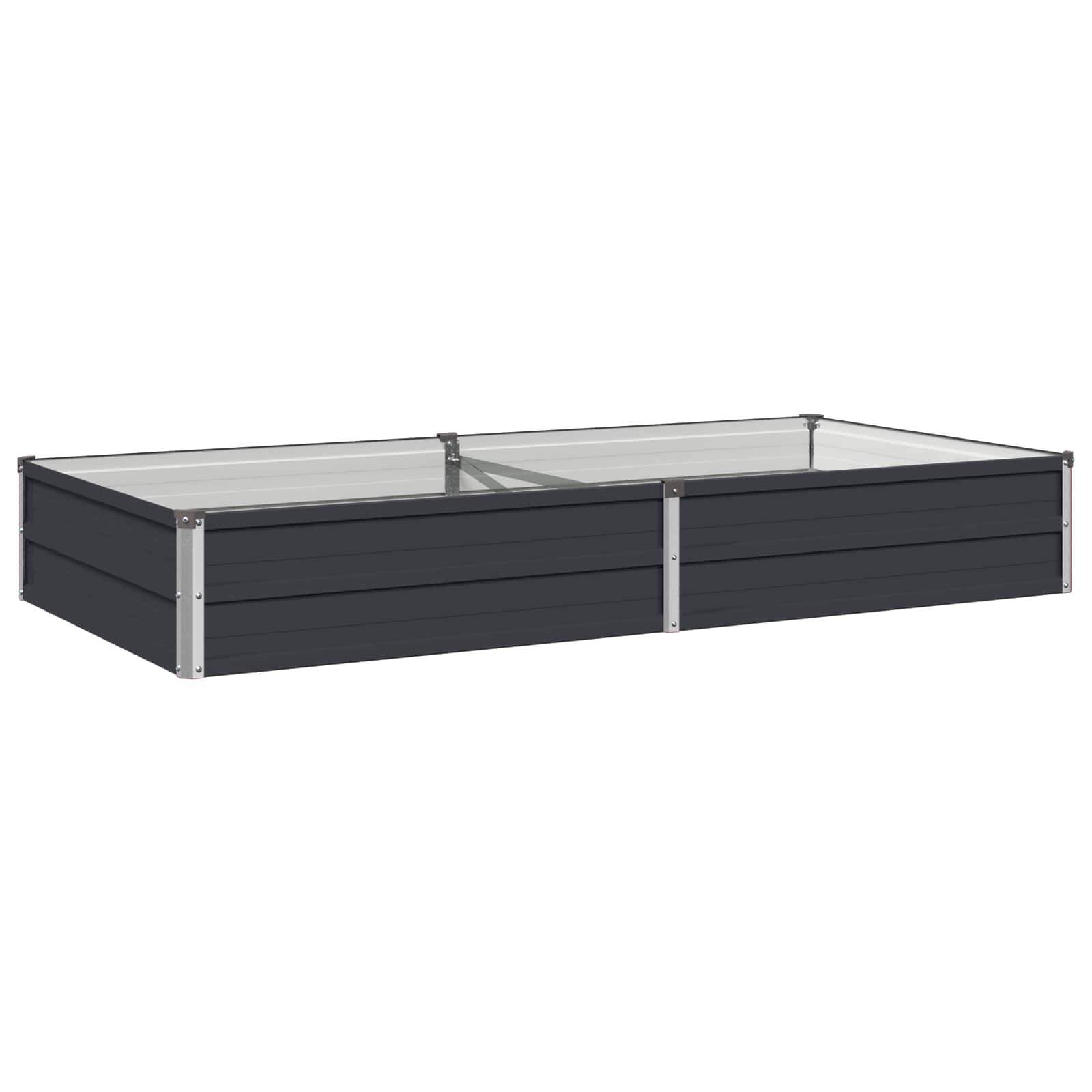Raised Garden Bed Anthracite 160 x 80 x 24 cm cold-rolled steel