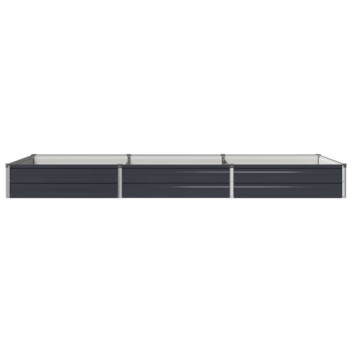 Raised Garden Bed Anthracite 240 x 80 x 24 cm cold-rolled steel