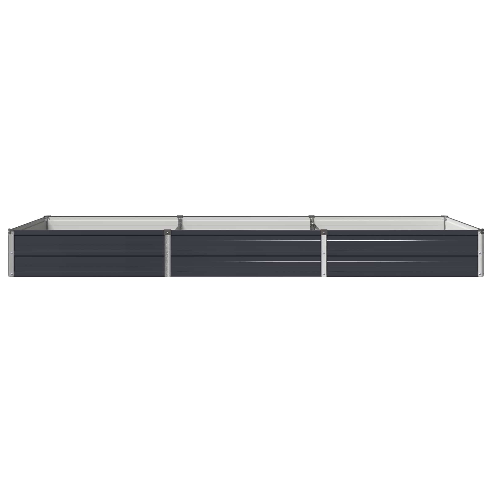 Raised Garden Bed Anthracite 240 x 80 x 24 cm cold-rolled steel