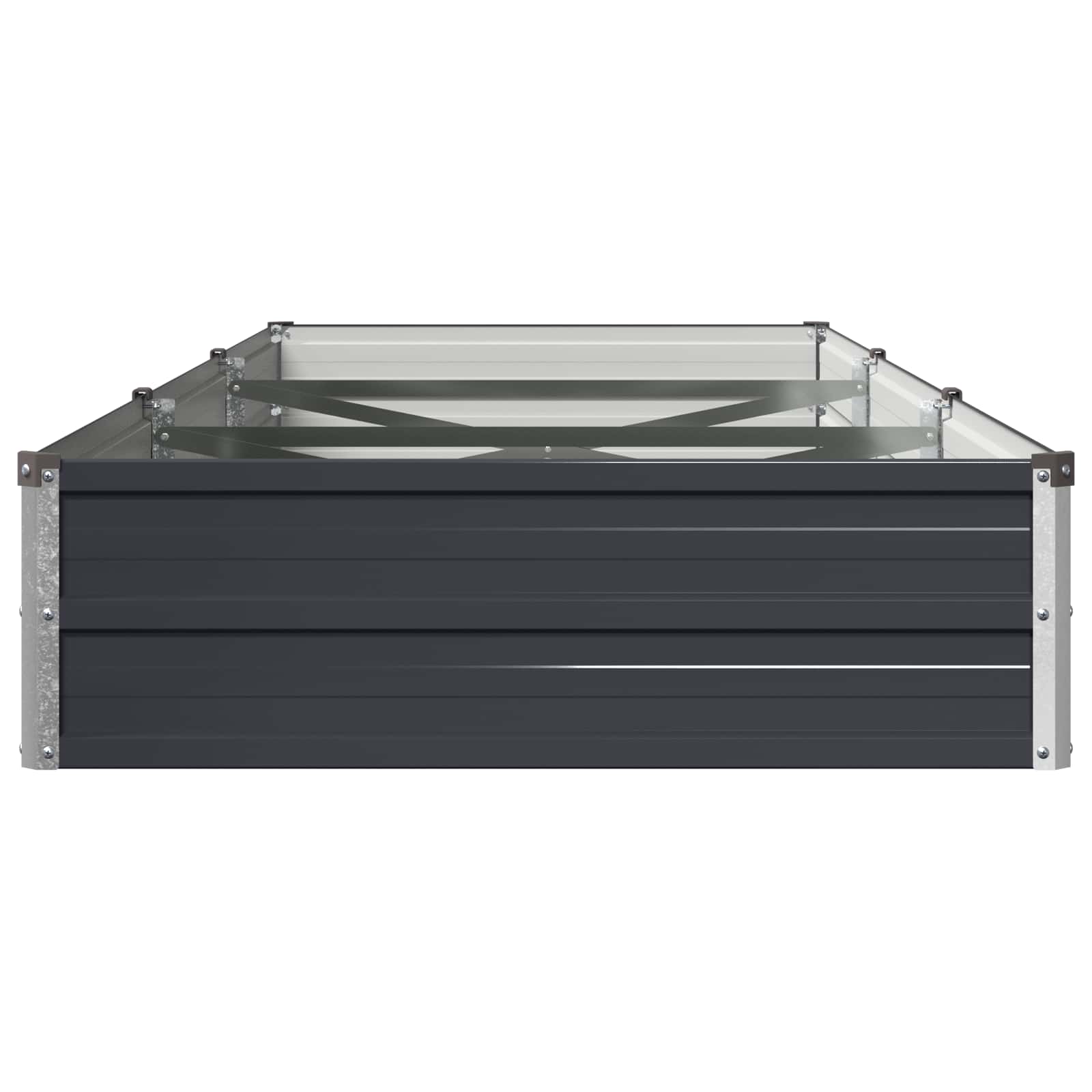 Raised Garden Bed Anthracite 240 x 80 x 24 cm cold-rolled steel