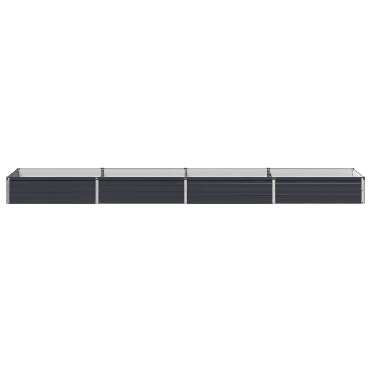 Raised Garden Bed Anthracite 320 x 80 x 24 cm cold-rolled steel