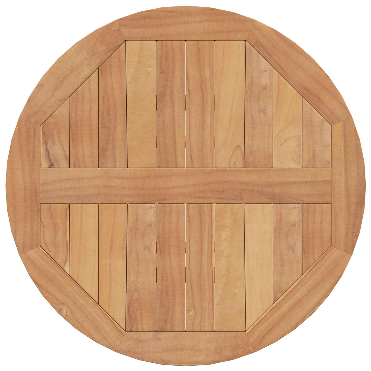 Garden Set 5 pcs Brown Solid Teak Wood