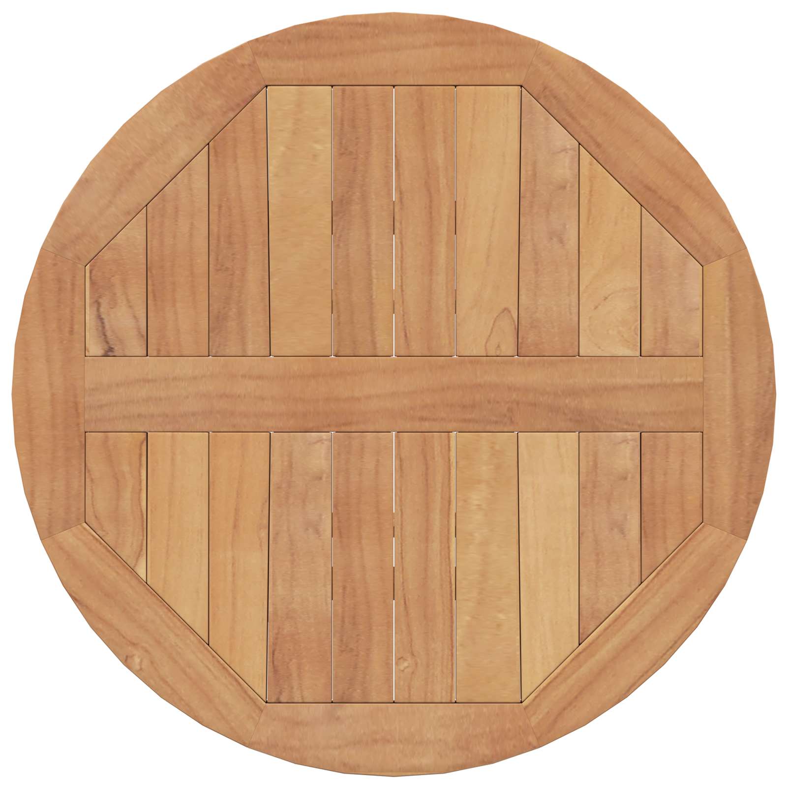 Garden Set 5 pcs Brown Solid Teak Wood