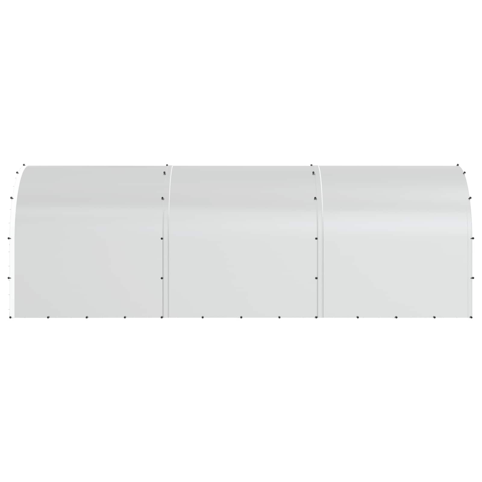 Chicken Coop Silver 600 x 200 x 200 cm Galvanised Steel