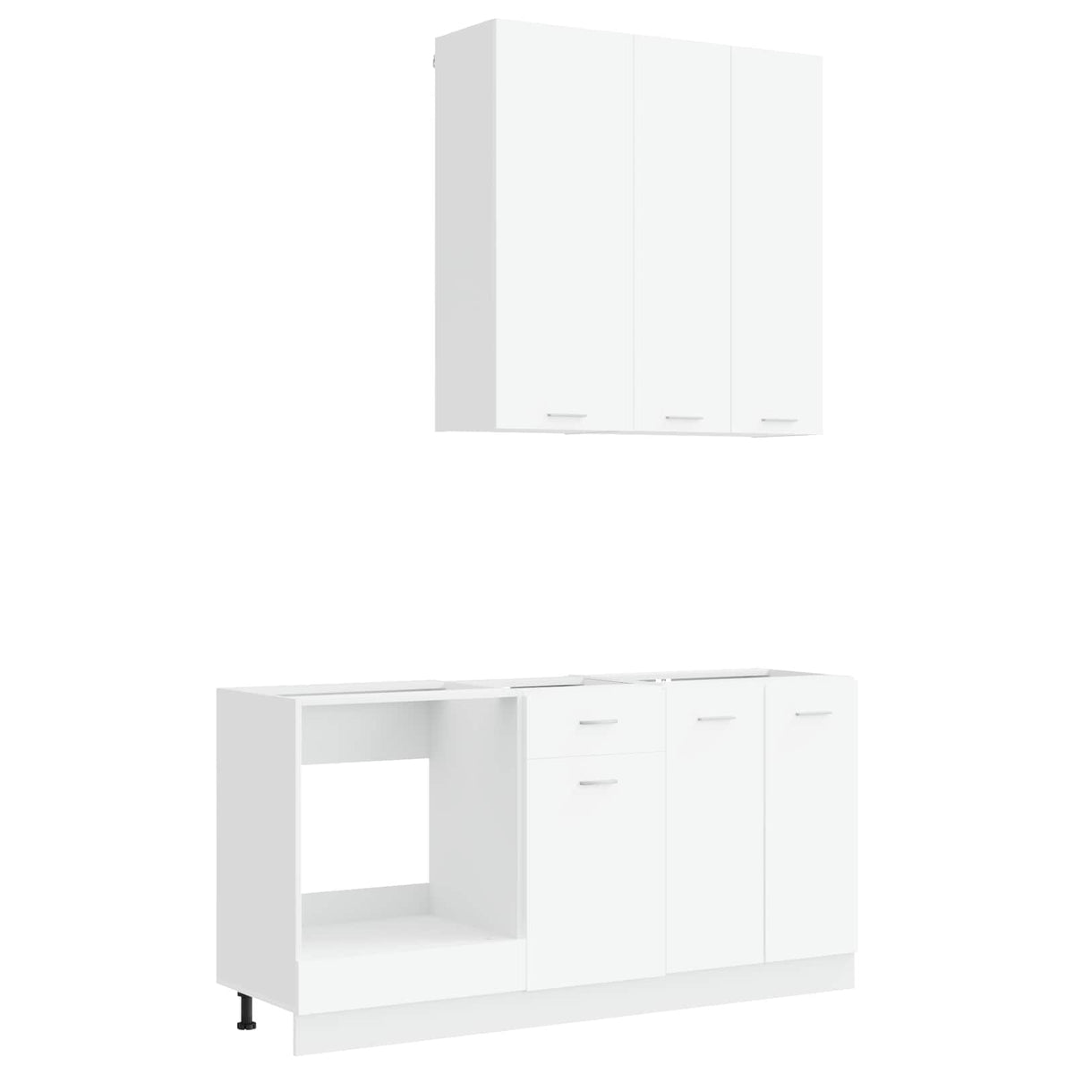 Kitchen Unit LYON 5 pcs White Engineered Wood