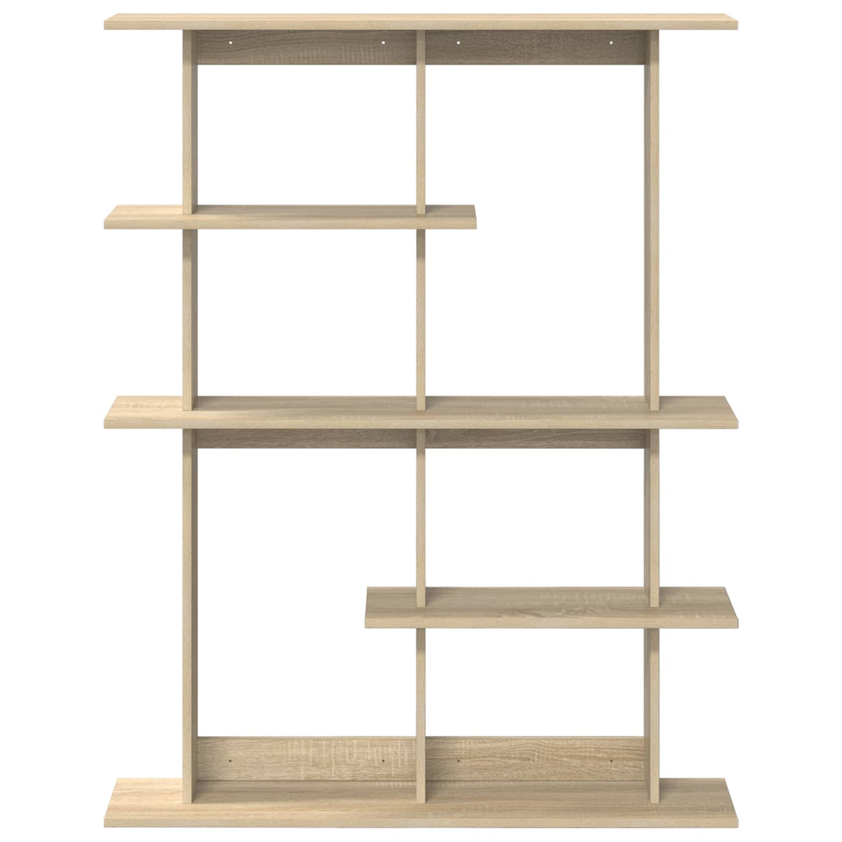 Wall Shelving Unit Brown 102 x 20 x 130 cm Engineered Wood