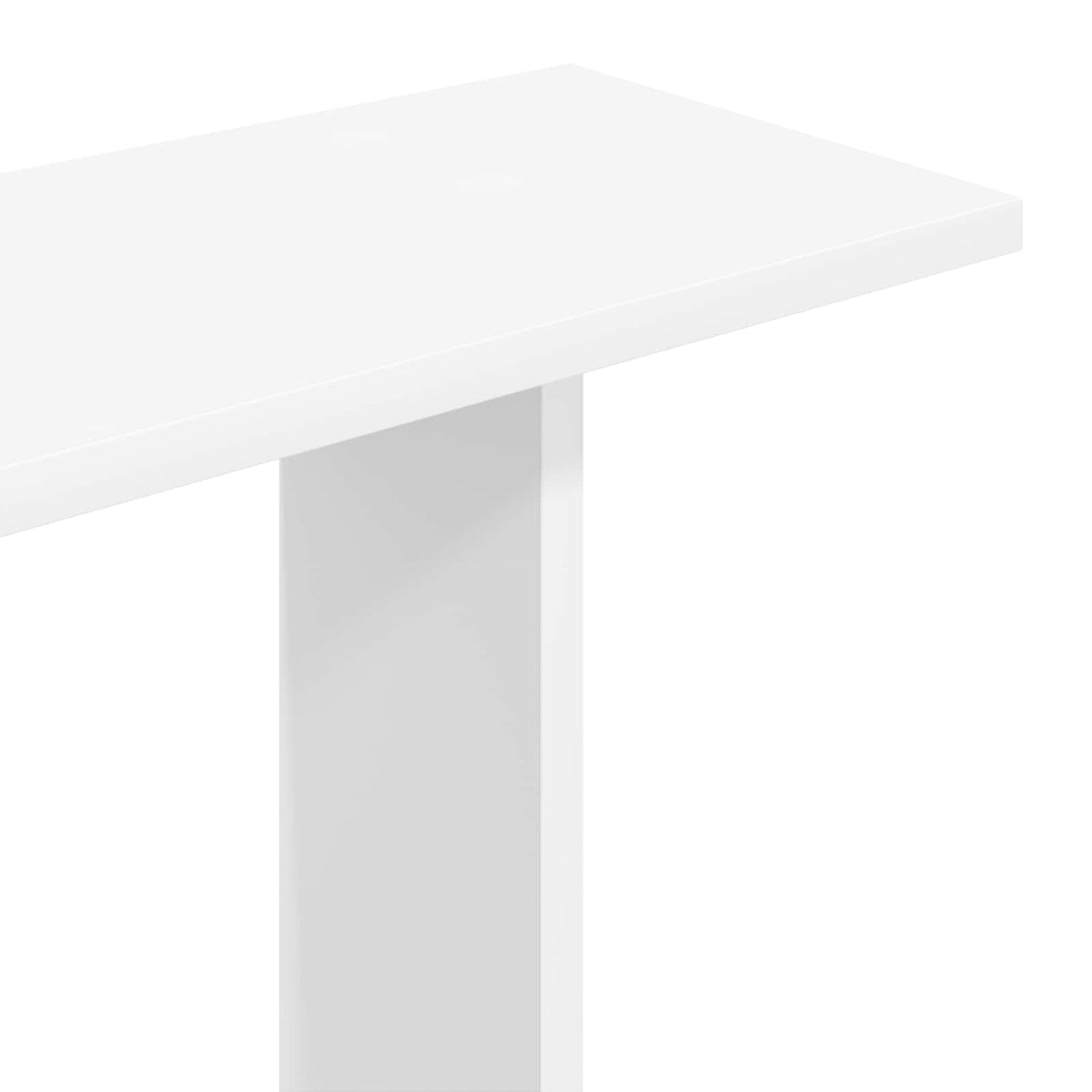 Wall Shelf White 100 x 20 x 126 cm Engineered Wood