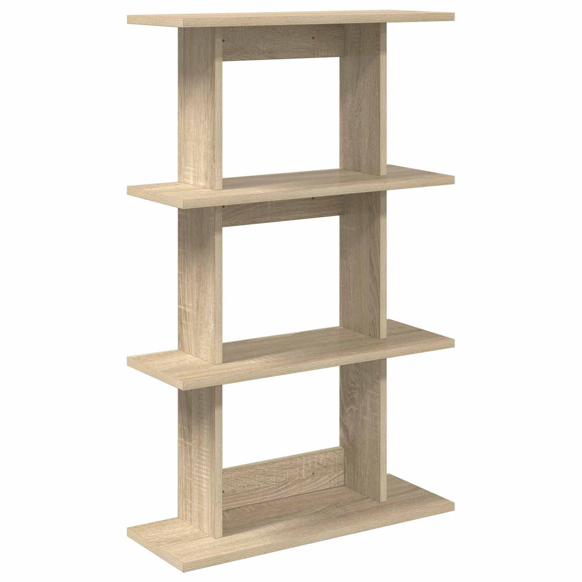 Wall Shelf Wall-Mounted Brown 56 x 20 x 90 cm Engineered Wood