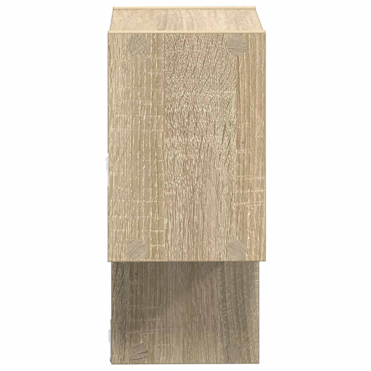 Wall Shelf Wall-Mounted Brown 55 x 15 x 35 cm Engineered Wood