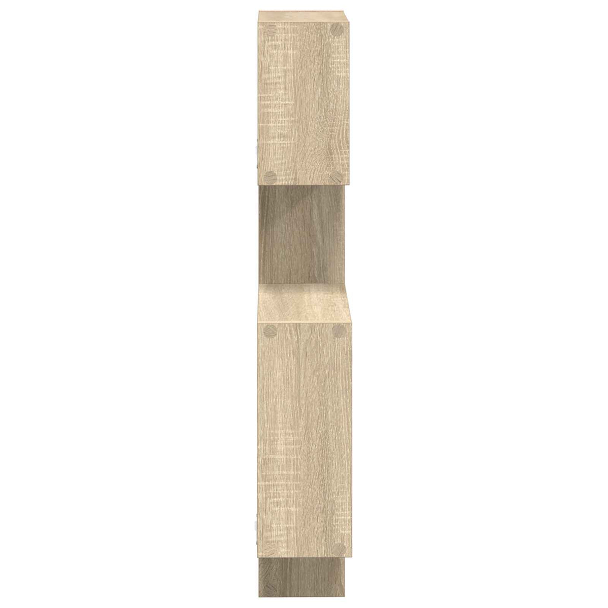 Wall Cube Shelves Wall-Mounted Brown 64 x 13.5 x 91.5 cm