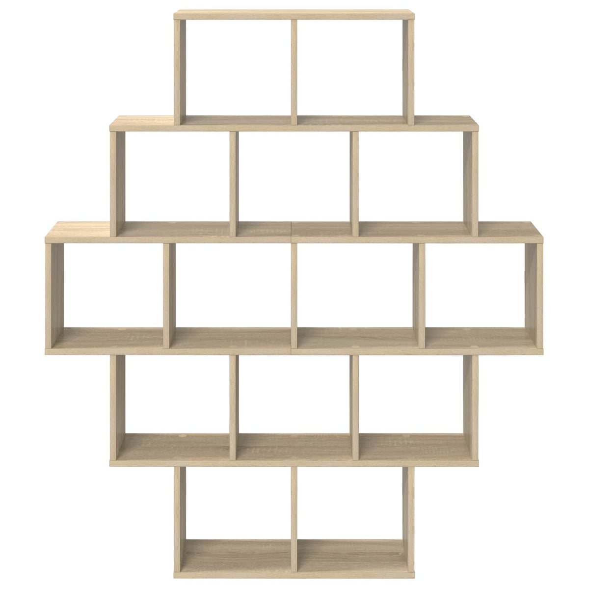 Wall Shelf Sonoma Oak 120 x 20 x 136 cm Engineered Wood