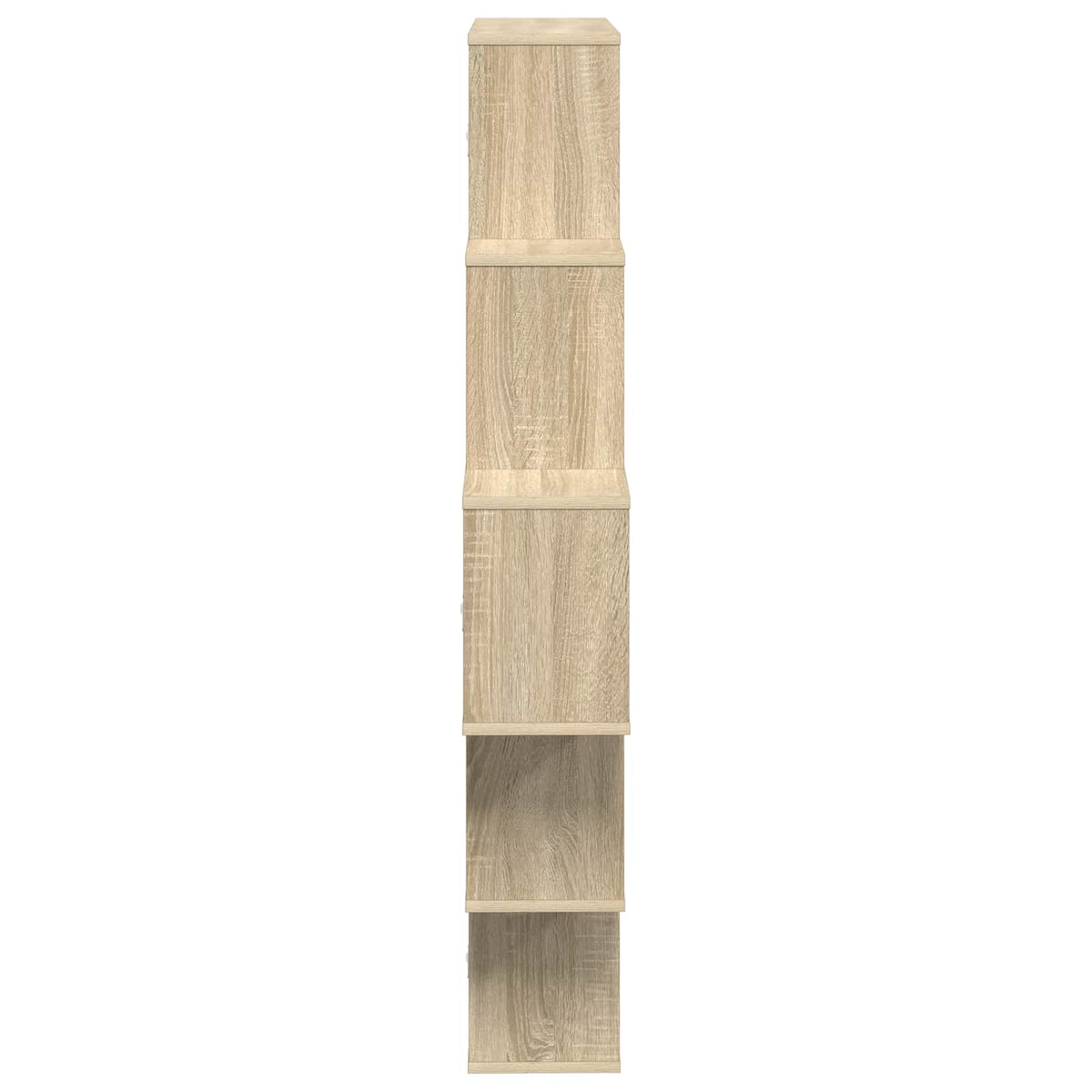 Wall Shelf Sonoma Oak 120 x 20 x 136 cm Engineered Wood