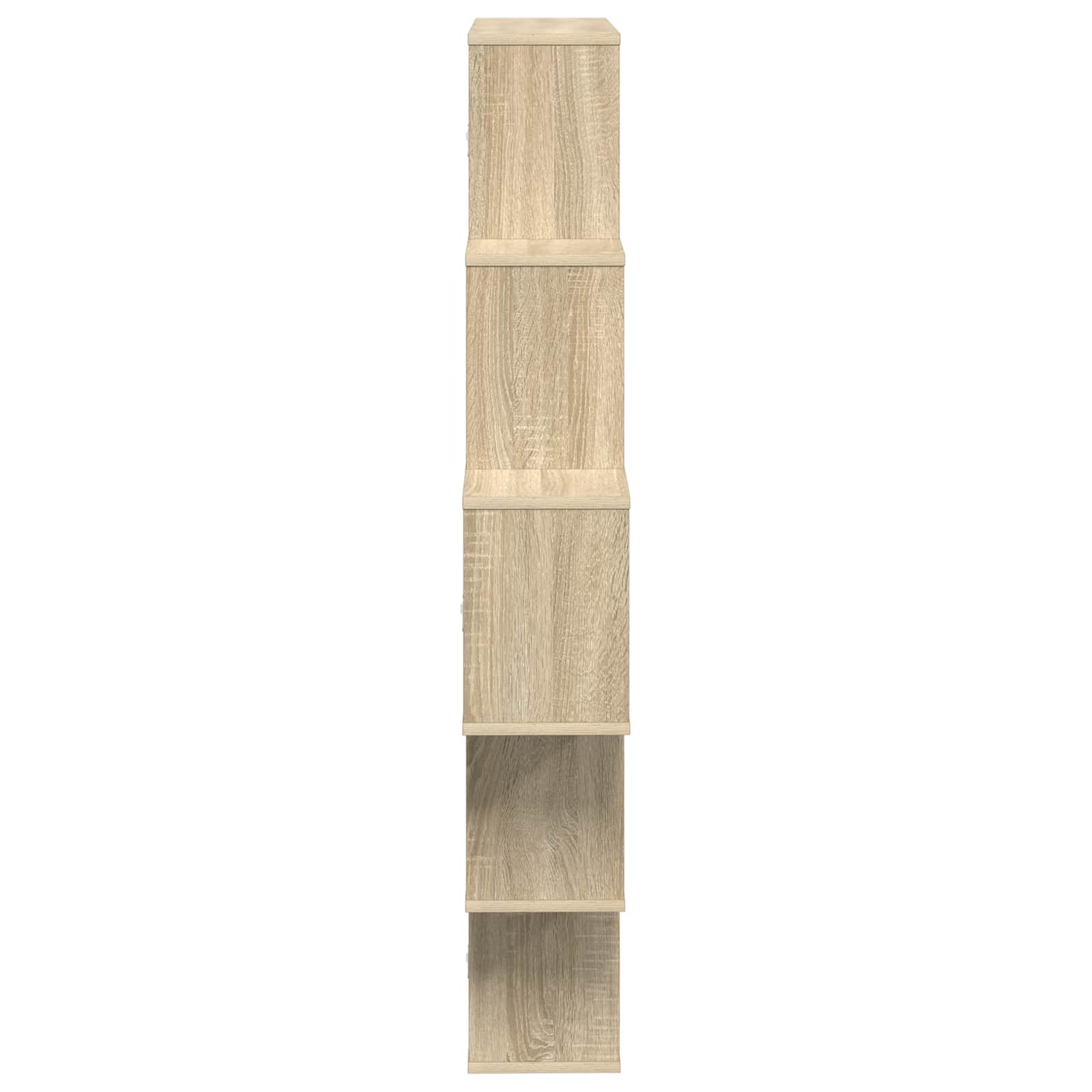 Wall Shelf Sonoma Oak 120 x 20 x 136 cm Engineered Wood