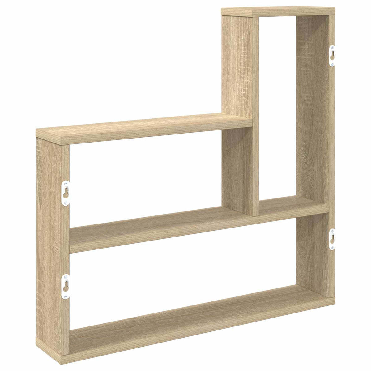 Wall Shelf Sonoma Oak 60 x 11 x 60 cm Engineered Wood