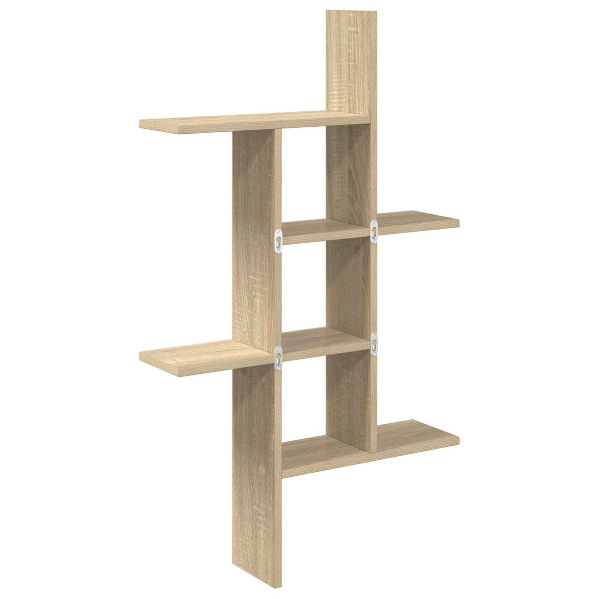 Wall Shelf Sonoma Oak 61 x 15 x 102 cm Engineered Wood