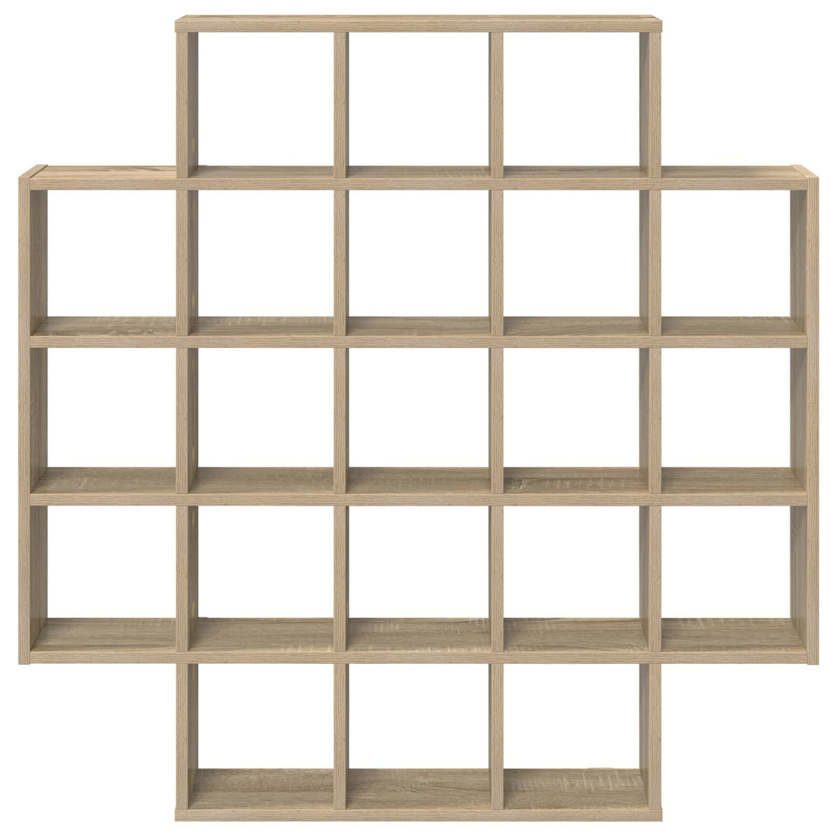 Wall Shelf Sonoma Oak 100 x 13 x 100 cm Engineered Wood