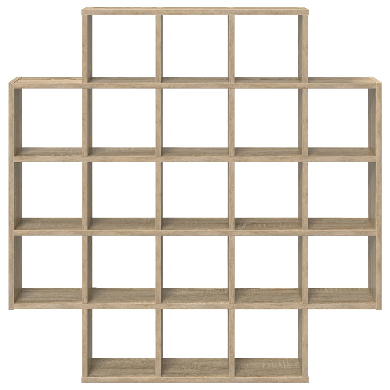 Wall Shelf Sonoma Oak 100 x 13 x 100 cm Engineered Wood