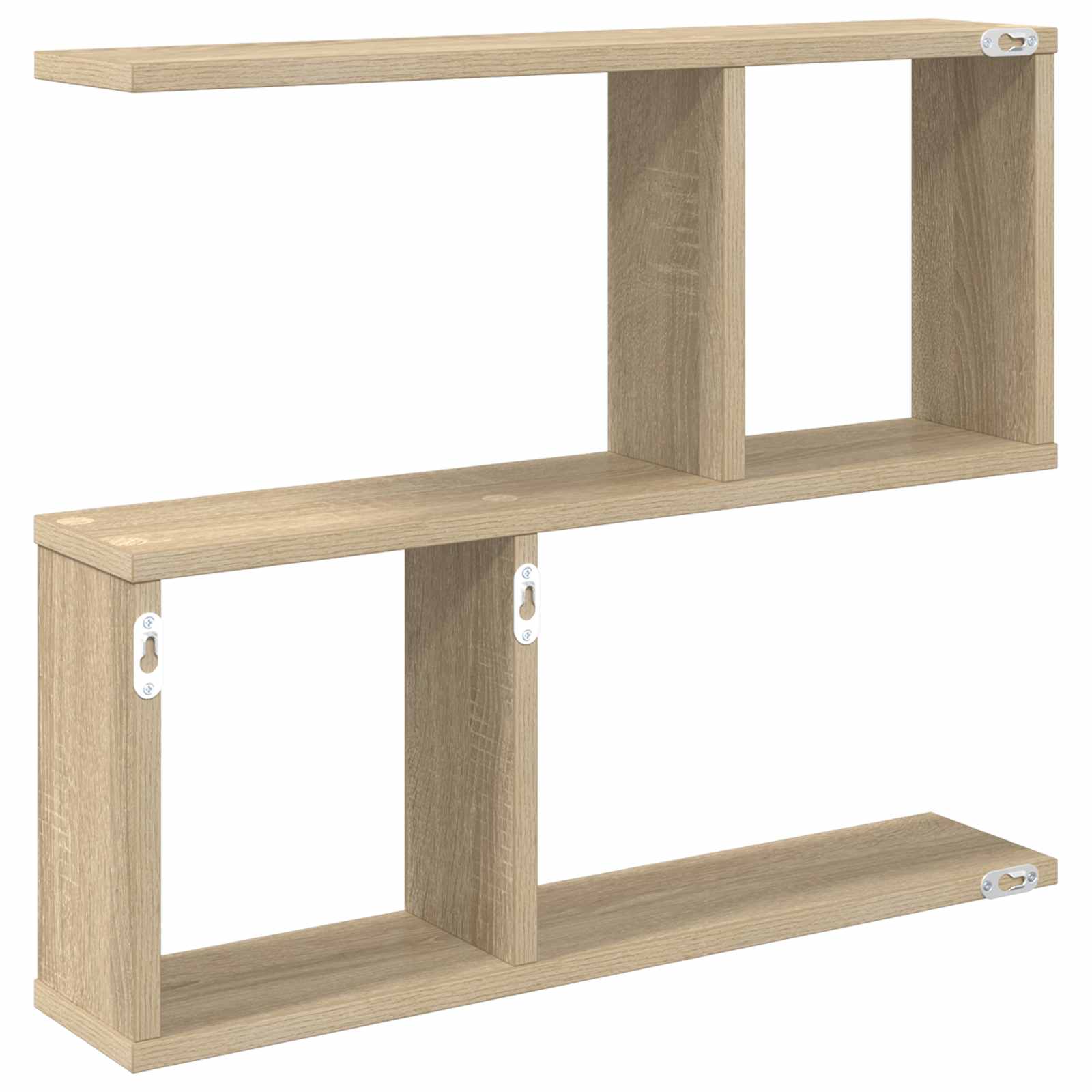 Wall Shelf Sonoma Oak 60 x 12 x 50.5 cm Engineered Wood