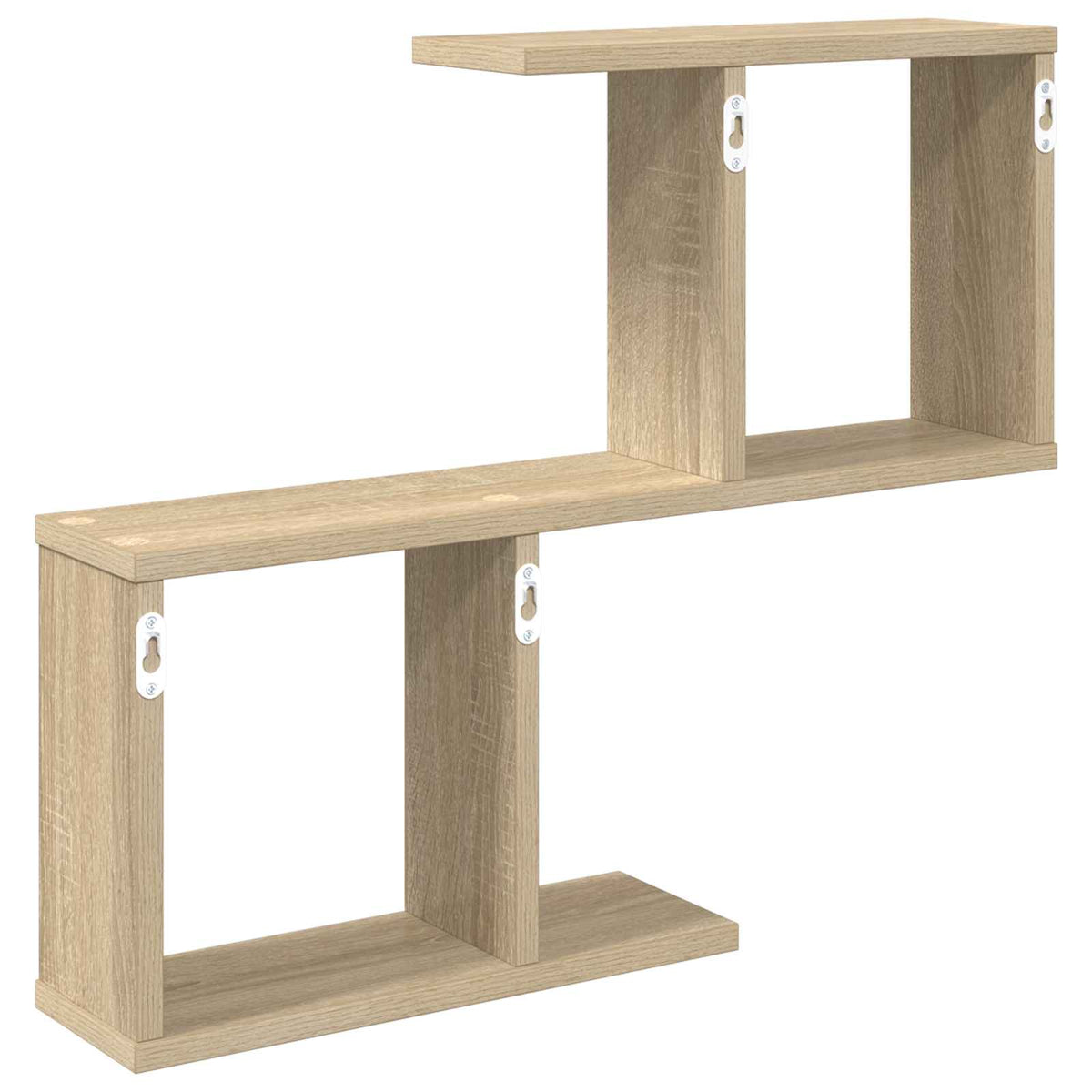 Wall Shelf Sonoma Oak 60 x 12 x 50.5 cm Engineered Wood