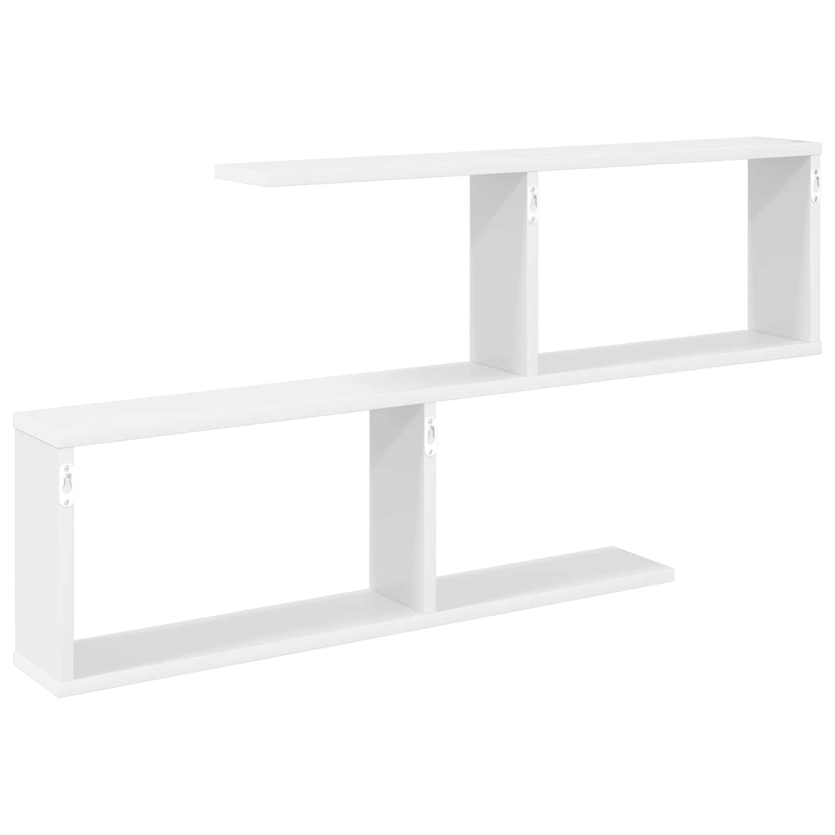 Wall Shelf White 100 x 12 x 50.5 cm Engineered Wood