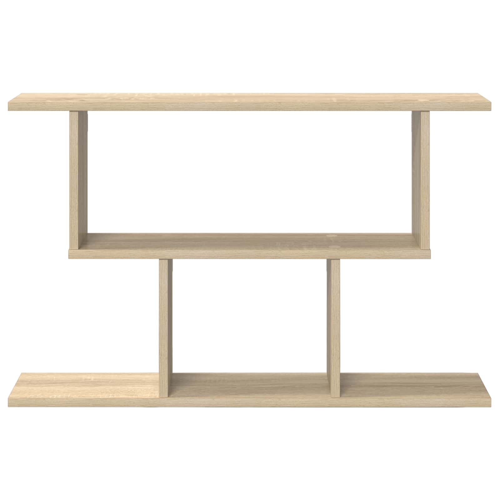 Wall Shelf Sonoma Oak 80 x 15 x 50.5 cm Engineered Wood