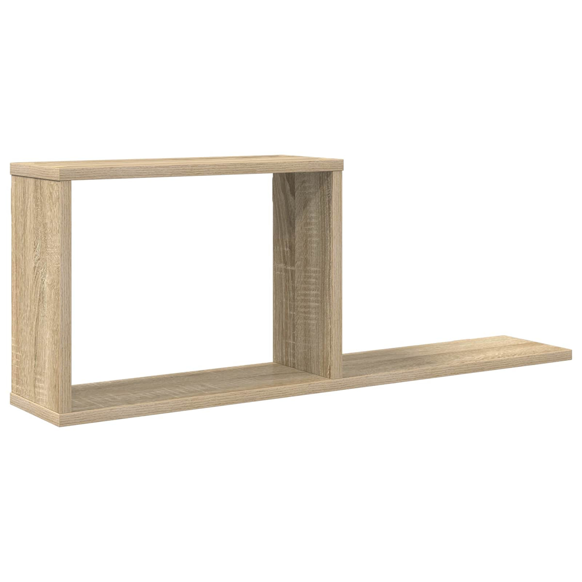 Floating Shelves Sonoma Oak 80 x 15 x 30 cm Engineered Wood