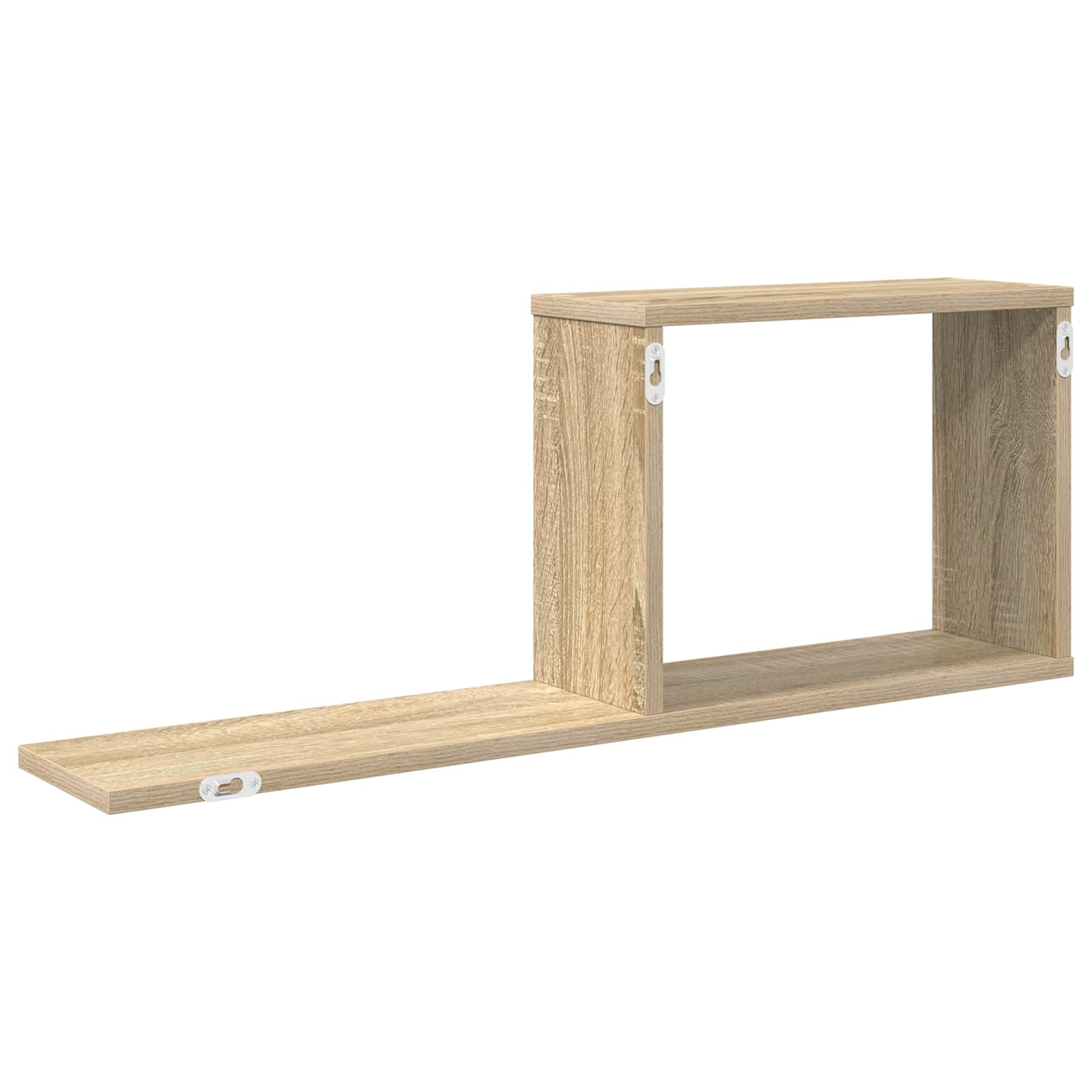 Floating Shelves Sonoma Oak 80 x 15 x 30 cm Engineered Wood