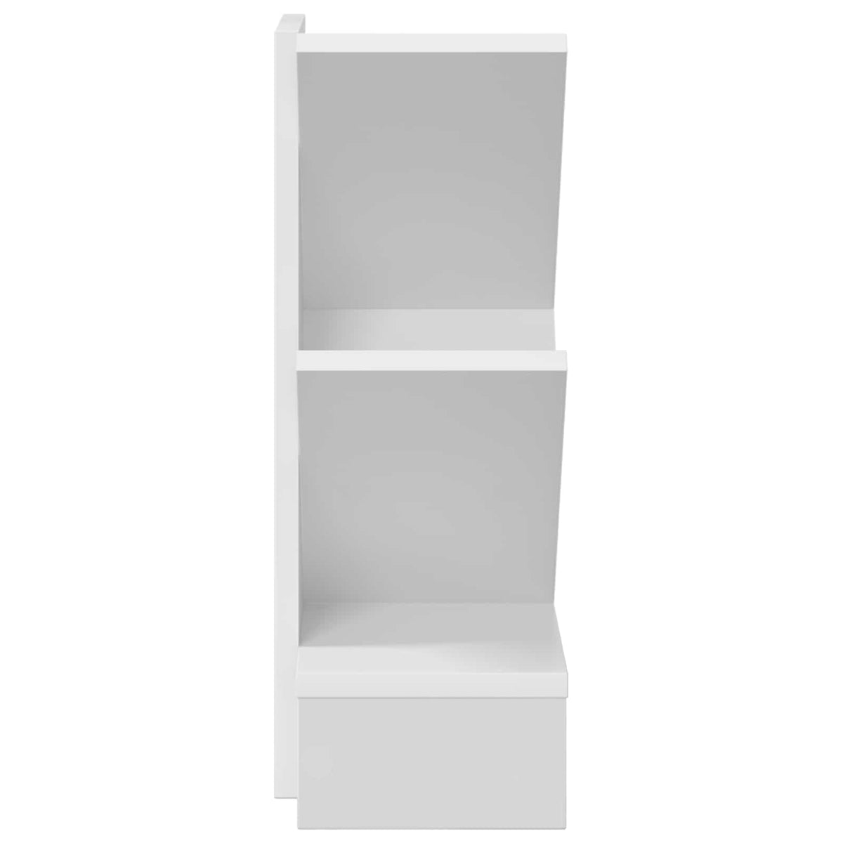 Tree Bookshelf 3-Tier 30 x 18 x 48 cm Engineered Wood White