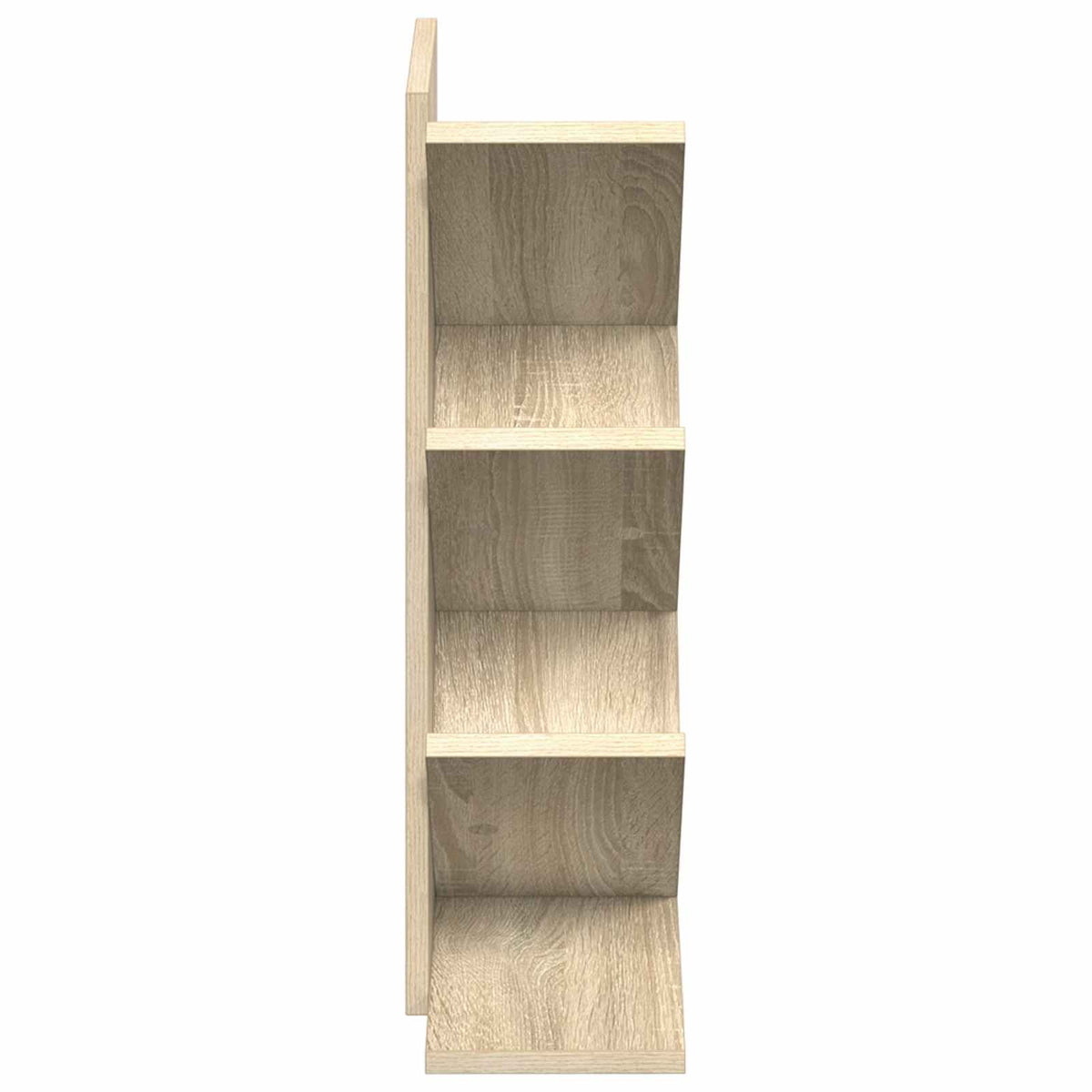 Tree Bookshelf 4-Tier 30 x 18 x 60 cm Engineered Wood
