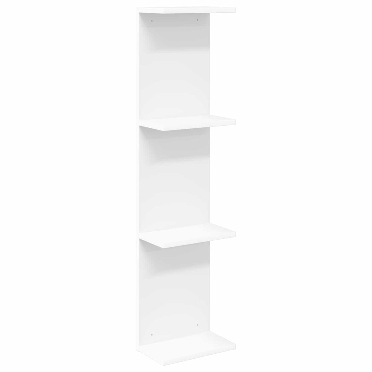 Wall Shelf White 25 x 15 x 100 cm Engineered Wood