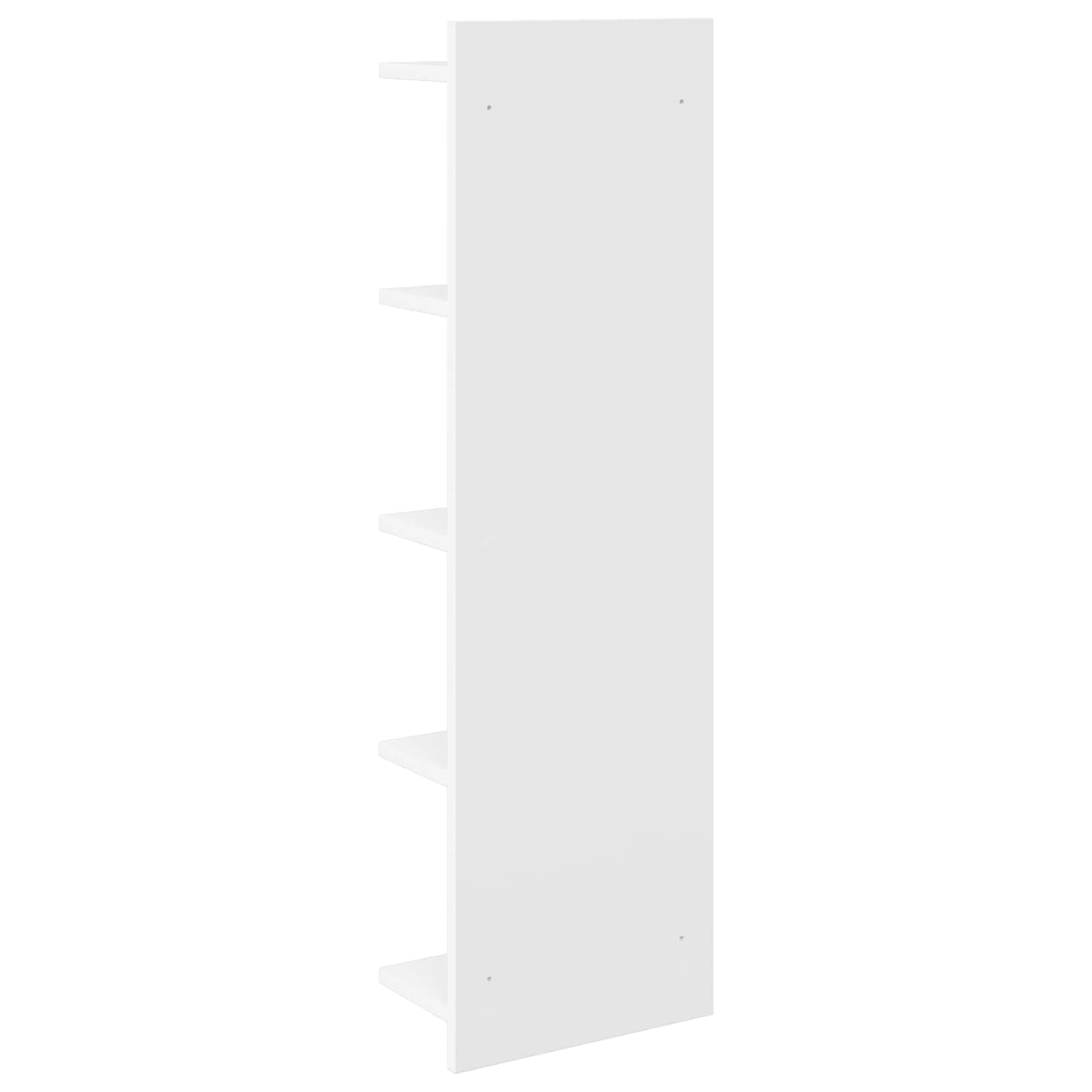 Wall Shelf White 30 x 15 x 100 cm Engineered Wood