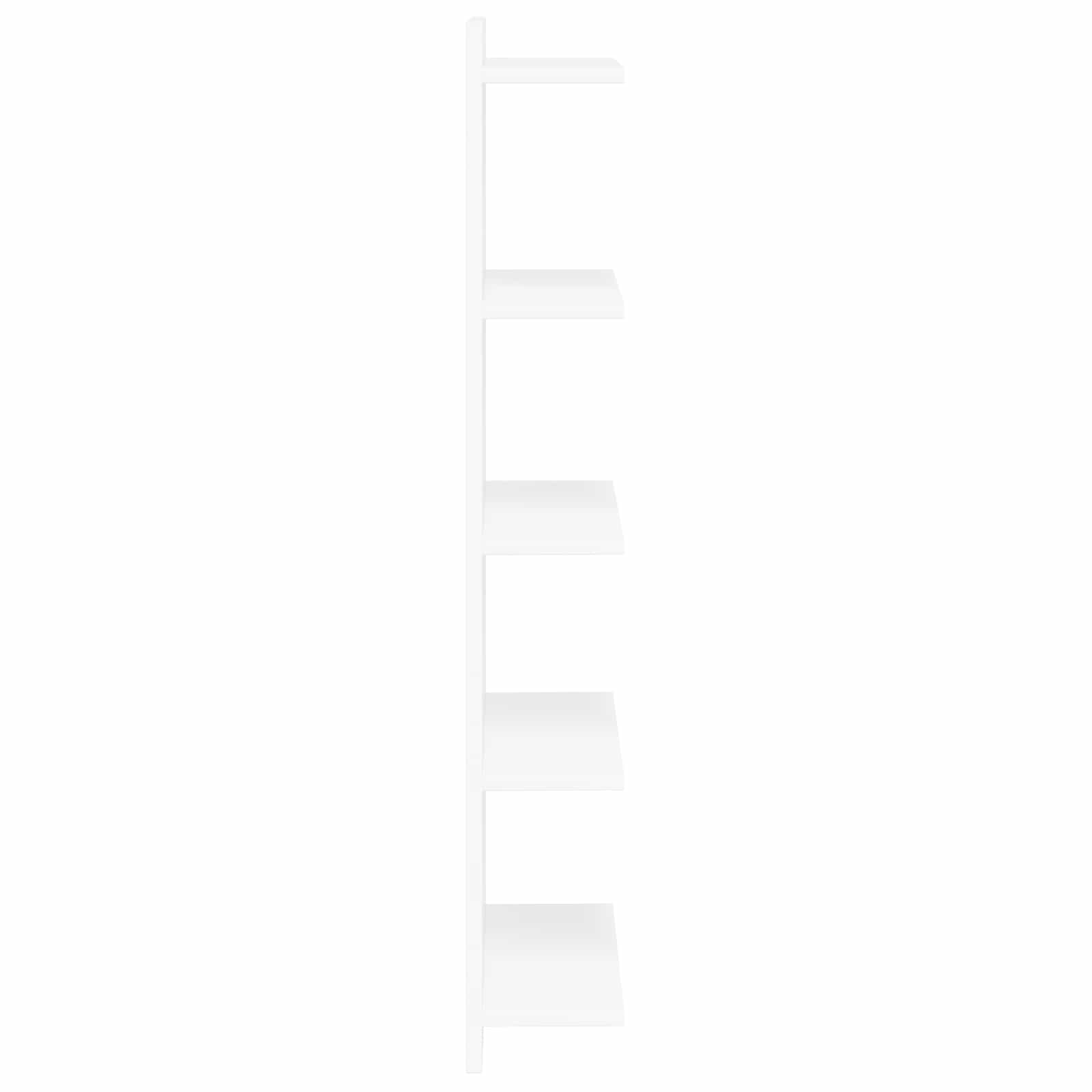 Wall Shelf White 30 x 15 x 100 cm Engineered Wood