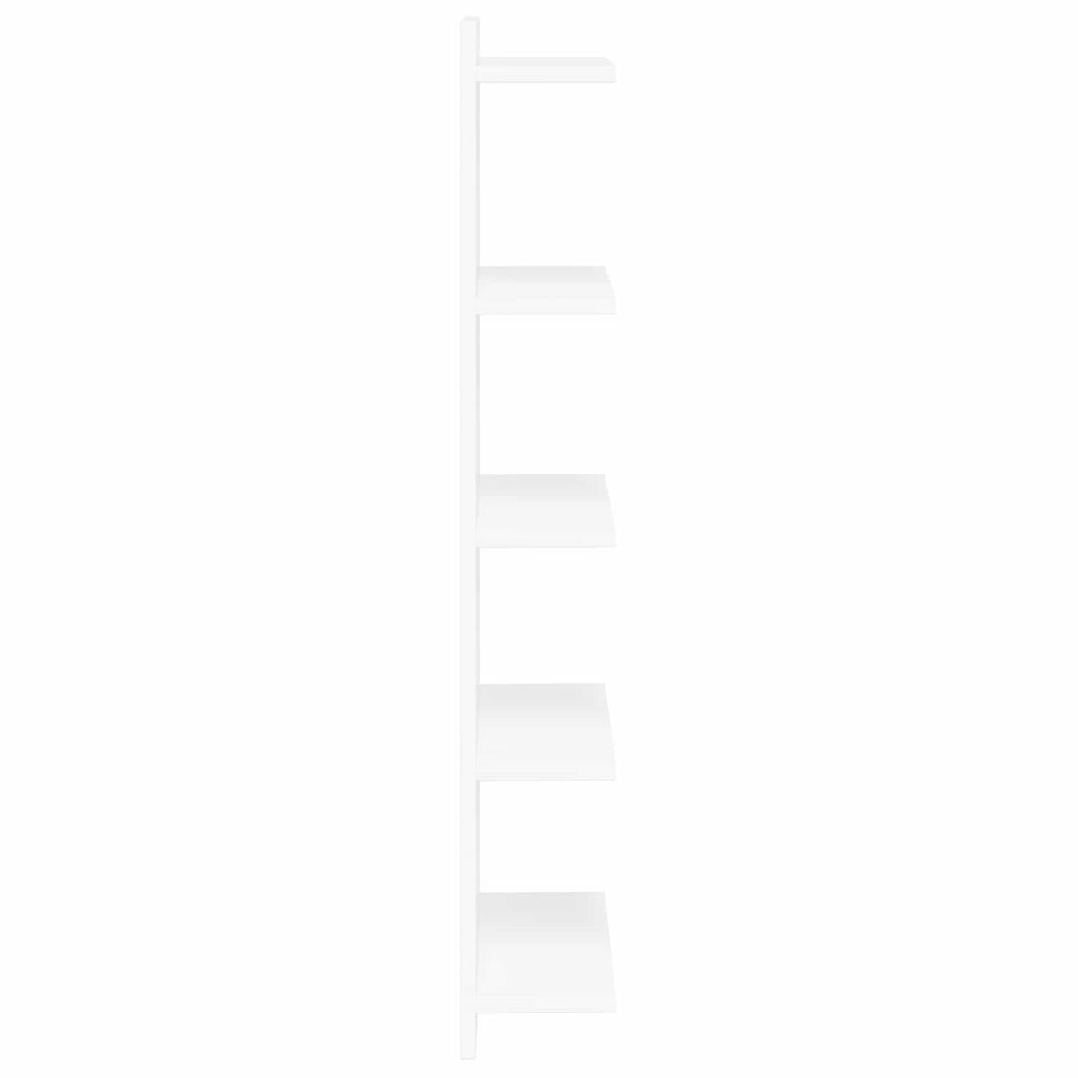Wall Shelf 2 pcs White 30 x 15 x 100 cm Engineered Wood