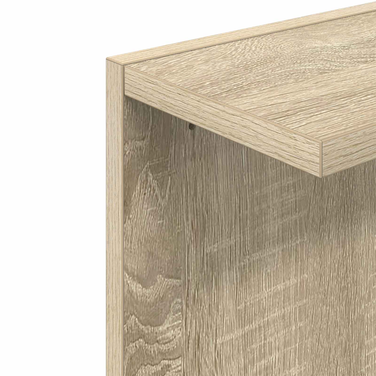 Wall Shelf Sonoma Oak 30 x 15 x 100 cm Engineered Wood